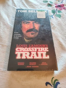 Crossfire Trail Tom Selleck Louis L'Amoure (Warner Bros,2001) VHS Western TNT 📼 - Picture 1 of 2