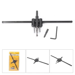 Kit de cortador circular de madera de metal ajustable de 30-300 mm Broca de sierra de agujero Herramienta hágalo usted mismo - Imagen 1 de 9