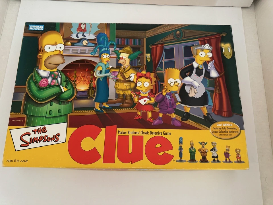 JUEGO DE MESA The Simpsons Clue Foto 1 de 4