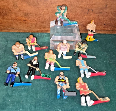 1991 Винтажный Remco WWF WWE СУПЕРЗВЕЗДЫ ПЕРЕСТРЕЛКА ИГРЫ ХОККЕЙ ФИГУРКИ 12 - Изображение 1 из 4