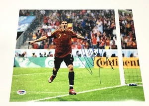 David Villa Signed 11x14 Photo Soccer Futbol PSA/DNA COA - Picture 1 of 2