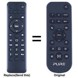New Replacement Remote Control For Pure EVOKE-C-D4 - Picture 1 of 11