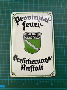 altes Emailleschild: Provinzial Versicherung (2) - Bild 1 von 2