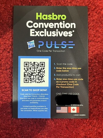 Hasbro Exclusives QR Code SDCC San Diego Comic Con G.i. Joe Classified Chuckles Cover