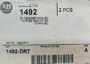 ALLEN-BRADLEYDIN Rail, Aluminum, Angled, 30%, Raised 35mm x 7.5mm x 71mm x 1m - Picture 1 of 2