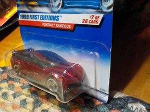 1999 HOT WHEELS FIRST EDITIONS  PONTIAC RAGEOUS - Picture 1 of 2