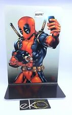 DEADPOOL   WALL DISPLAY  FOR ACTION FIGURE 11''X8''X5 ''