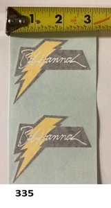 2! Hannah bolt stickers Vintage Yamaha YZ OW 125 250 360 400 465 500 AHRMA WORKS - Picture 1 of 4