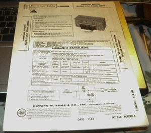 AMERICAN MOTORS AUTOMOBILE AM RECEIVER - 3 MODELS (SAMS PHOTOFACT 618-5) - Picture 1 of 1