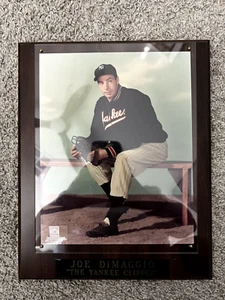 Joe DiMaggio "The Yankee Clipper" Photo Plaque (NEW - FREE SHIPPING) - Picture 1 of 1