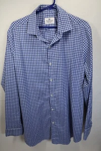 Mizzen+Main Mens Long Short Sleeve Button Down Trim Fit Sz XL Business Casual - Picture 1 of 8