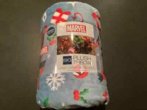 Kohls The Big One Marvel Holiday Spider-Man Oversized Plush Throw 5ft x 6ft NWT - Picture 1 of 1