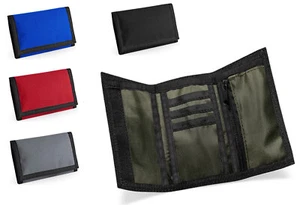 Bagbase dreifach faltbare Ripper-Geldbörse SCHWARZ GRAU BLAU GRÜN oder ROT - Bild 1 von 7