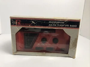 Vintage Realsound RP-318. MULTIPURPOSE AM/FM FLASH LITE RADIO.SIREN Pink NOS - Picture 1 of 19