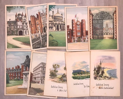 1959 Peninsular & Oriental Steam Navigation Co  Tourist Menus Lot Of 10 Vintage - Image 1 of 4