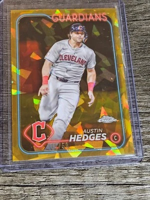 2024  Chrome Sapphire Update #USC174 / Austin Hedges / Gold / 50 - Image 1 of 3