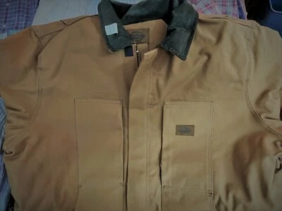 Winter Work Coat - Cotton Duck - Dickies - Brown | Black - Import - Men's - 2XL - Image 1 of 2