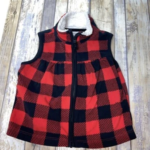 Carters Mädchen Weste rot und schwarz 18 Monate neu ohne Etikett - Bild 1 von 7