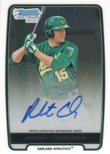 2012 Bowman Chrome Prospect Autographs #BC Bobby Crocker Auto