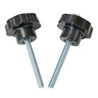 2 Sets Of T Slot M8x100mm Tslider Bolts And Thumb Knobs For Woodworking