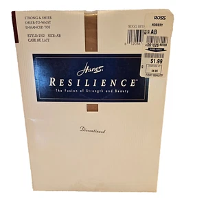 Pantimedias Hanes Resilience Café Au Lait Talla AB Puntera Mejorada Estilo D02 Nuevas - Imagen 1 de 2