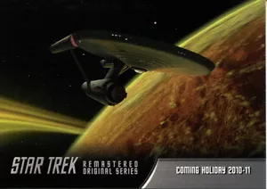 Tarjeta promocional Rittenhouse 2010 serie original remasterizada Star Trek P1 - Imagen 1 de 1