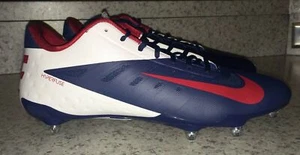 NIKE Vapor Talon Elite Low D Detachable Football Cleats Blue Red NEW Mens 13.5 - Picture 1 of 5