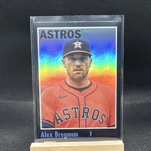 2024 Topps Archives #115 Alex Bregman lámina negra - Imagen 1 de 2