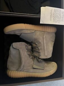 Adidas Yeezy Boost 750 Grey Gum Glow Boots Sneakers Kanye BB1840 Mens Size 10.5