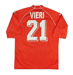 MAGLIA ANCONA CALCIO 2001-02 2002 MAX VIERI #21 VINTAGE SHIRT JERSEY TRIKOT A - Foto 1 di 8