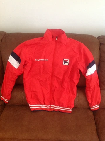 FILA tennis sony ericsson open red jacket size XSmall mens Cover