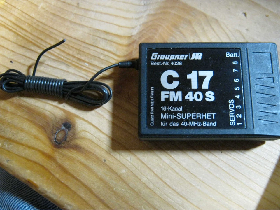 Empfänger Graupner C 17 - (40 Mhz) TOP - Bild 1 von 1