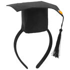  Chapeau de graduation bandeau avec gland casquette de baccalauréat bandeau graduation cheveux de fête