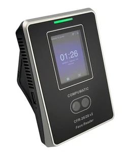 Compumatic CFR-20/20 v2 TOUCHLESS Biometric Face Recognition Time Clock w/ WiFi - Picture 1 of 2