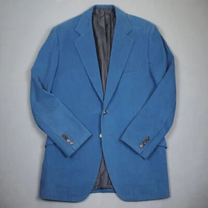ETRO Su Misura bespoke jacket size ~IT 48 / M / Medium wool cotton blue blazer - Imagen 1 de 14