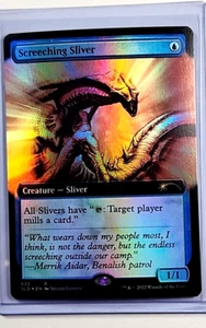 2022 MTG Magic the Gathering Secret Lair Extended Art Foil 622 Screeching Sliver - Picture 1 of 2