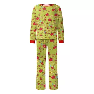 The Grinch 65 Years  PJ SET Sleepwear Pajamas Christmas Photos Men's 3X  Green - Picture 1 of 1