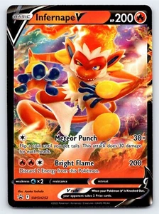Infernape V SWSH252 Black Star Promo Holo Raro Espada y Escudo Tarjeta Pokémon - Casi Nuevo - Imagen 1 de 5