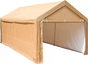 Outdoor Carport 10'x20' Heavy Duty Canopy Shed Portable Garage Party Tent - Picture 1 of 17
