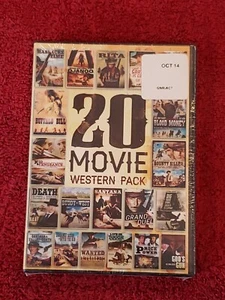 20-Film Western Pack (New Sealed DVD) - Imagen 1 de 2