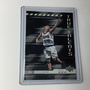 00-01 JASON WILLIAMS UPPER DECK TRUE TALENTS BASKETBALL CARD - Picture 1 of 2