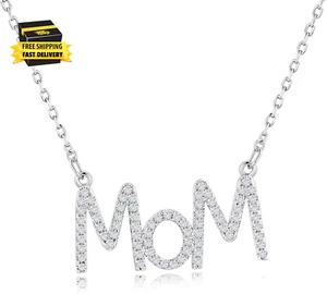 Mother'S Day Gifts Mom Letter Pendant Necklace Gift for Mama from Daughter Son 1 - Picture 1 of 6
