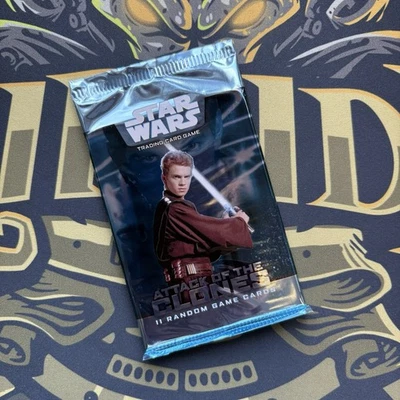 Star Wars Attack of the Clones TCG Wizards Of The Coast 2002 Sealed Booster Pack - Image 1 of 2