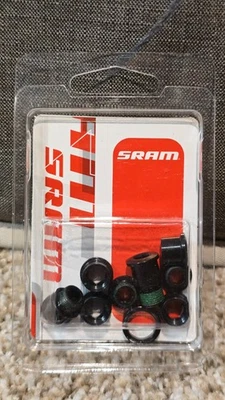 Juego de pernos para plato SRAM rojo 22 se adapta a Force 22 Rival 22 5 pernos 4 tuercas 1 espaciador Foto 1 de 2