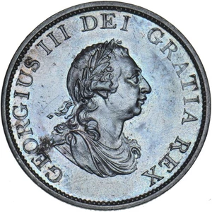 1799 Halfpenny - George III British Copper Coin - Very Nice - Picture 1 of 2