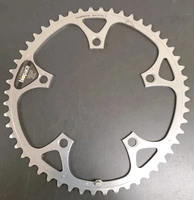 Anillo de cadena vintage Shimano Biopace 52T Foto 1 de 4