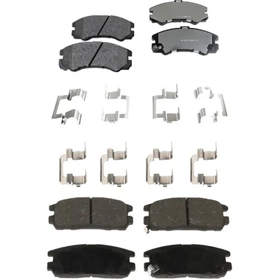 Front & Rear Semi-Metallic Brake Pad Set For 1994-2001 Isuzu Rodeo Up to 06/2001 - Image 1 of 4
