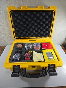 Lotto orologi Invicta e cassa 5pz 4 Invicta 1 Swiss Legend nuovi - Foto 1 di 10