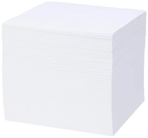 White Paper Block - 9x9cm Memo Pot Refill, 750 Sheets - Picture 1 of 5