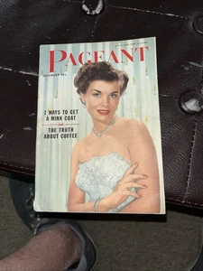 1950 December PAGEANT Magazine, Get A Mink Coat, The Truth About Coffee (MH107) - Picture 1 of 3
